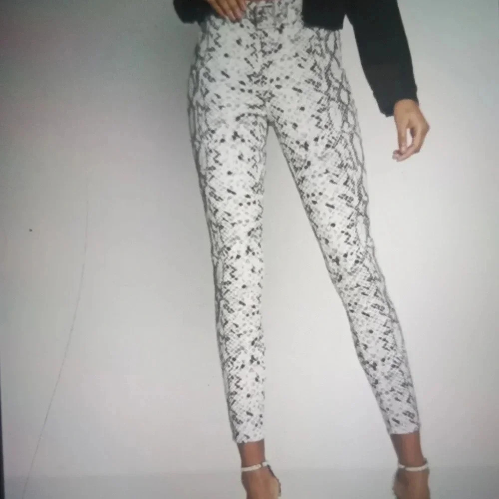 Good American good waist snake print women's 18